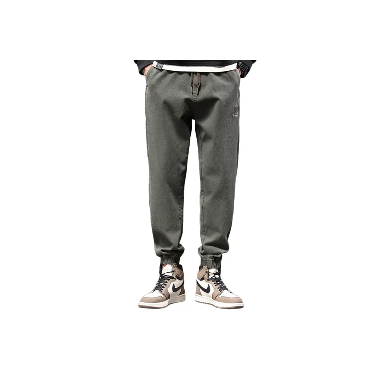 Casual Loose Striped Trousers-6