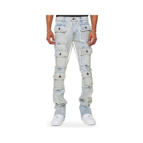 Hot-Selling Crossover Straight Jeans