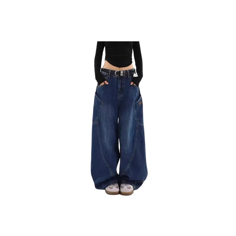 Funky Loose Jeans Women-0