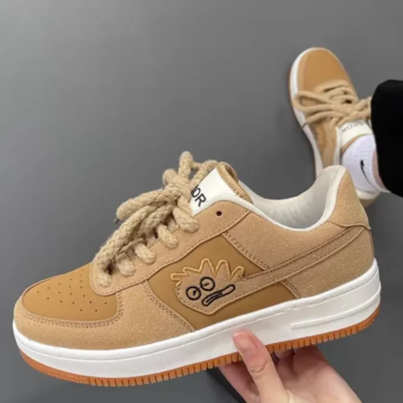 Ins Trendy All match Niche Retro Casual Sports Board Shoes-5