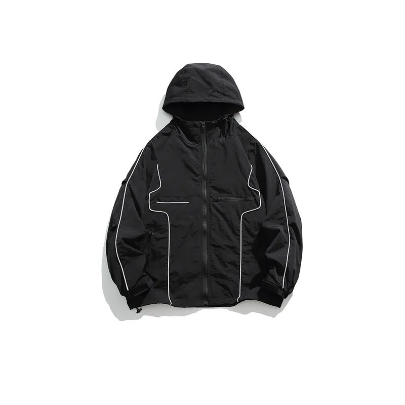 Vintage Outdoor Hooded Cargo Jacket-0