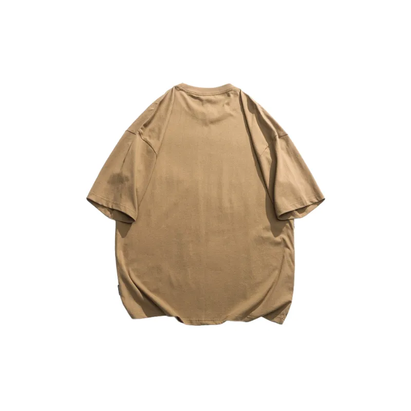 Fashionable Basics Cotton Blended Fabric T Shirt Unisex-5