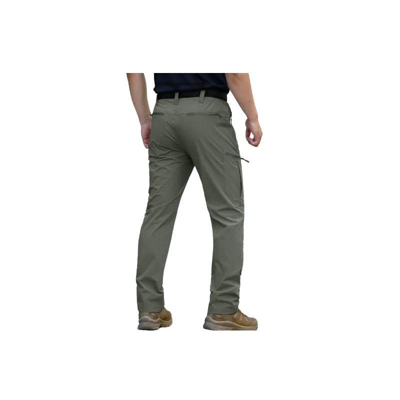 Fashionable Breathable Cotton Blended Fabric Casual Pants-4