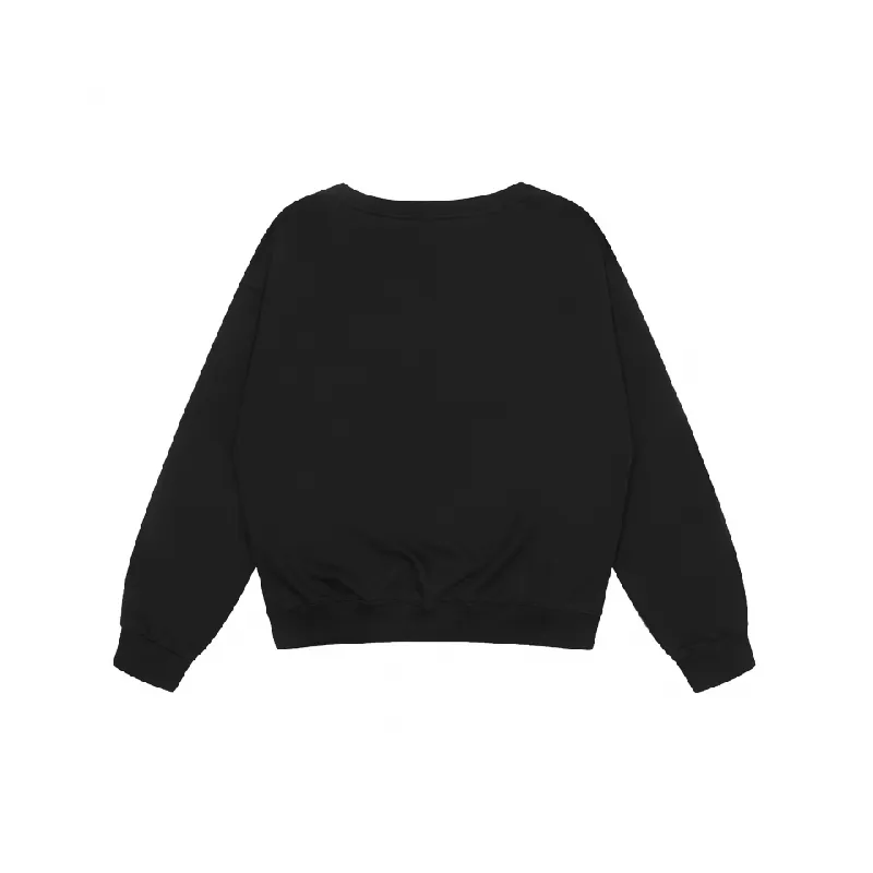 Casual Long Sleeve Loose Cotton Sweatshirt Women-1