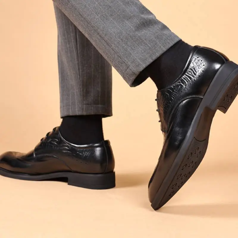 Simple Plain Dress Shoes-5