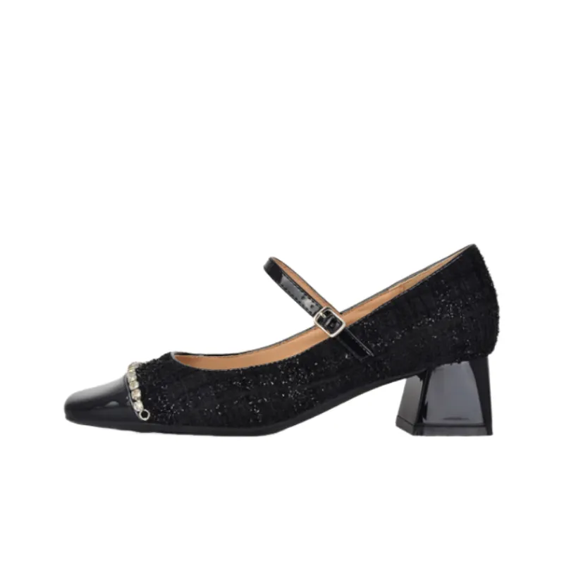 Elegant Rhinestone Mary Jane Shoes-6