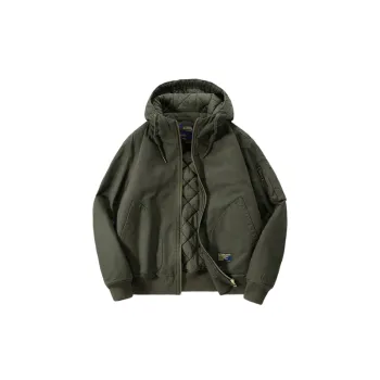 Oversized Retro Workwear Cotton Jacket