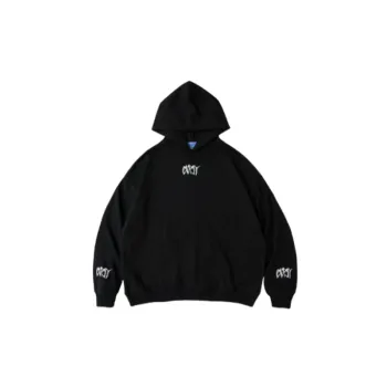 Bone Zipper Printing Loose Sweatshirt