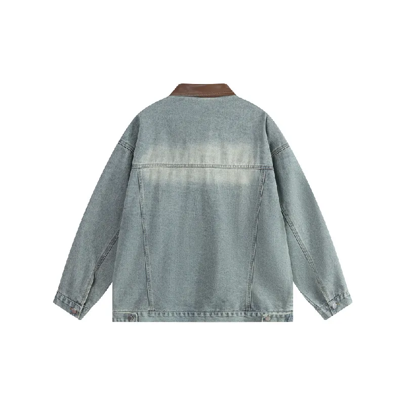 Trendy Loose Denim Jacket-1