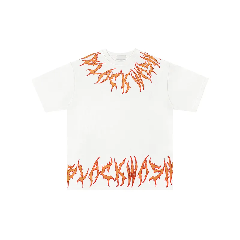 Short sleeved T shirt Niche Handsome Oversize-4