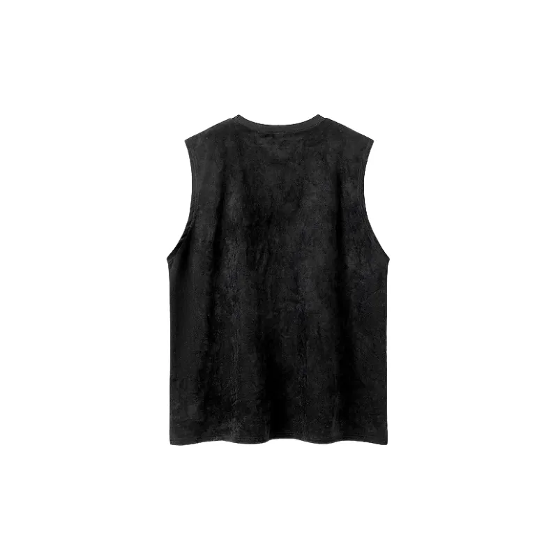 Casual Loose Polyester Vest-3