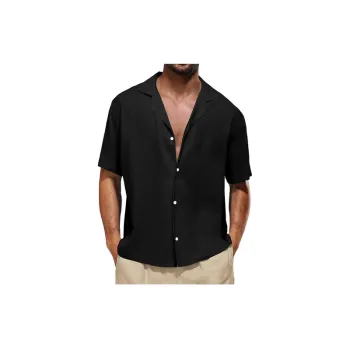 Casual Short Sleeve Button Shirt