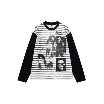 Street Hip Hop Cotton Blended Fabric T-Shirt