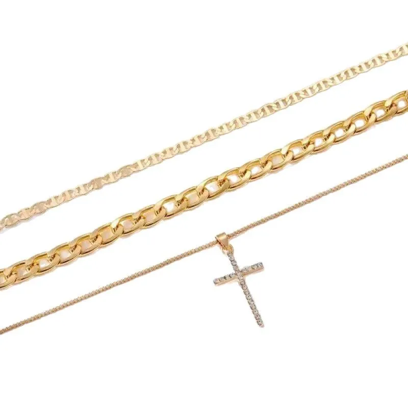 Simple Plain Necklace Women-2