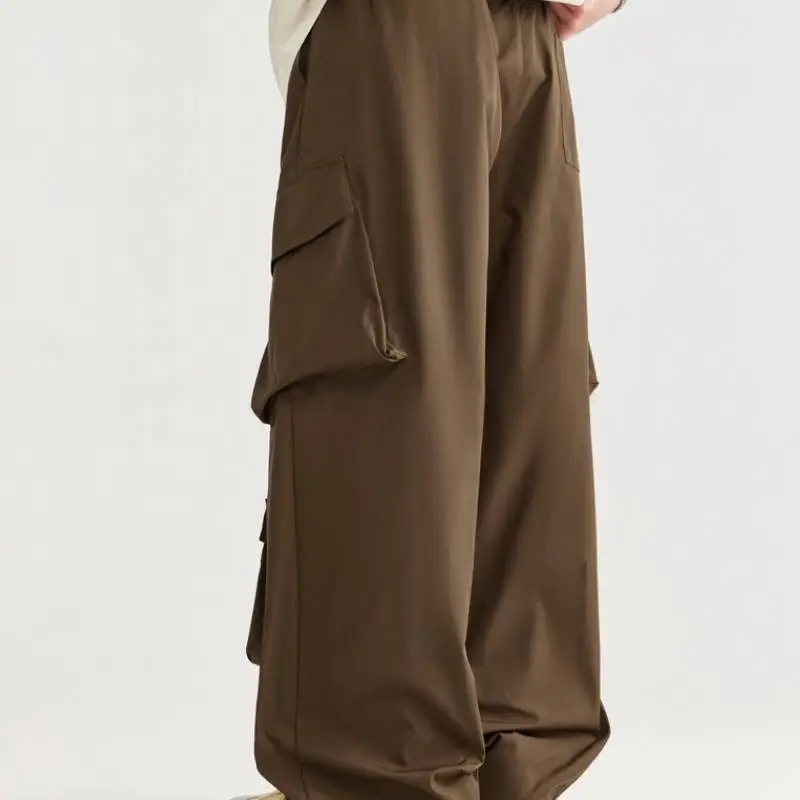 Loose Simp 100% Polyester Cargo Pants-18