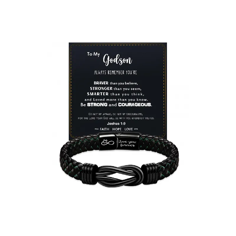 Infinite Love Leather Bracelet-9