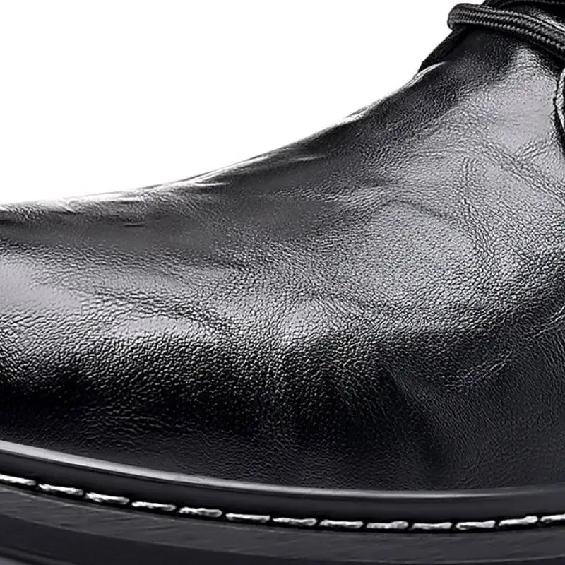 Fashionable Plain Waterproof Martin Boot-4