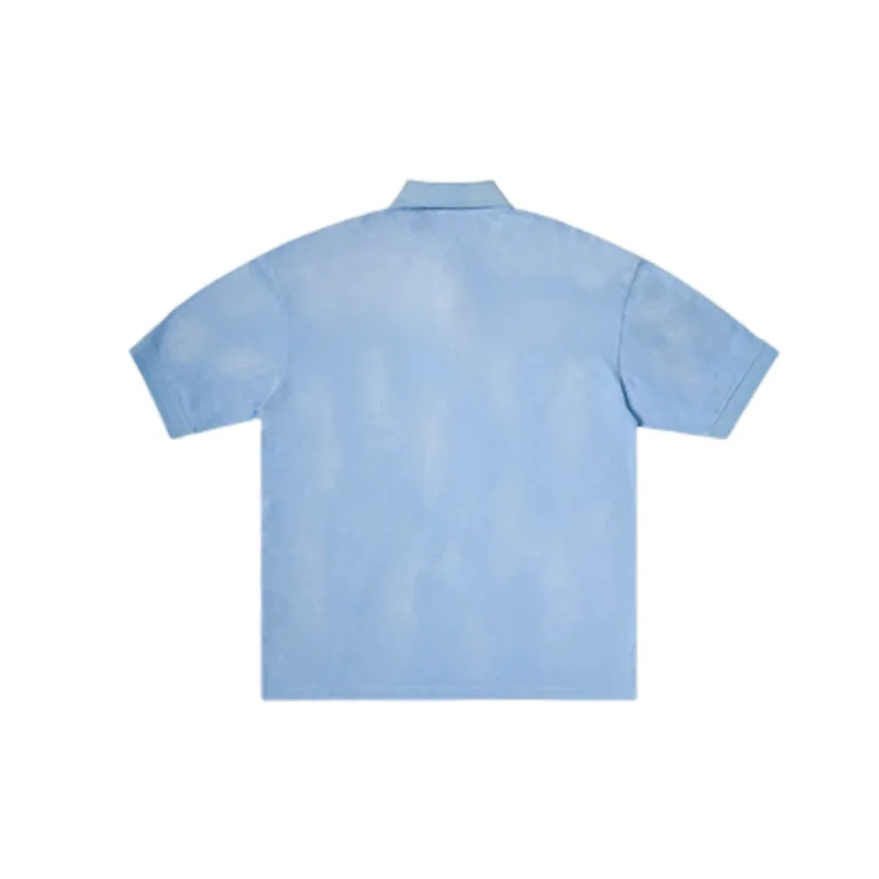 Loose Plain 100% Cotton Polo Unisex-1