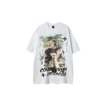 Casual Loose Cotton Blended Fabric T Shirt