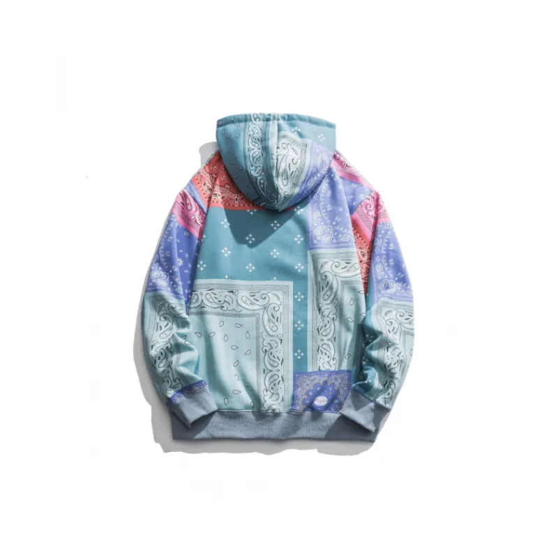 Cashew Flower Leisure Hoodie swag OOTD-1