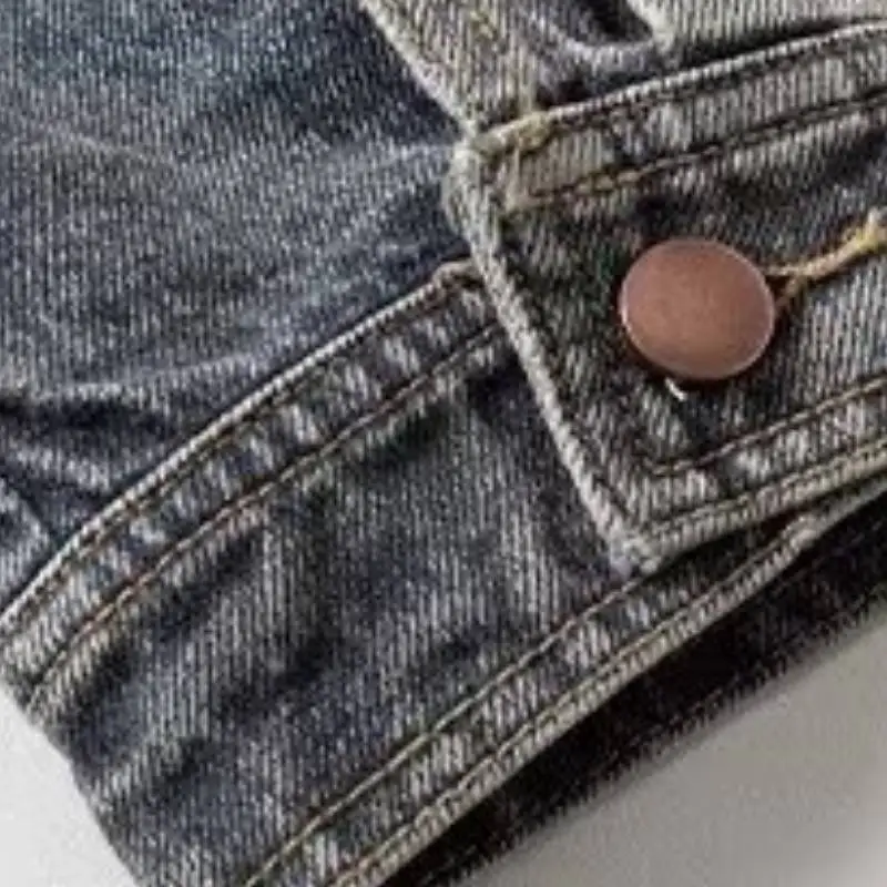 Retro Loose Denim Jacket-5