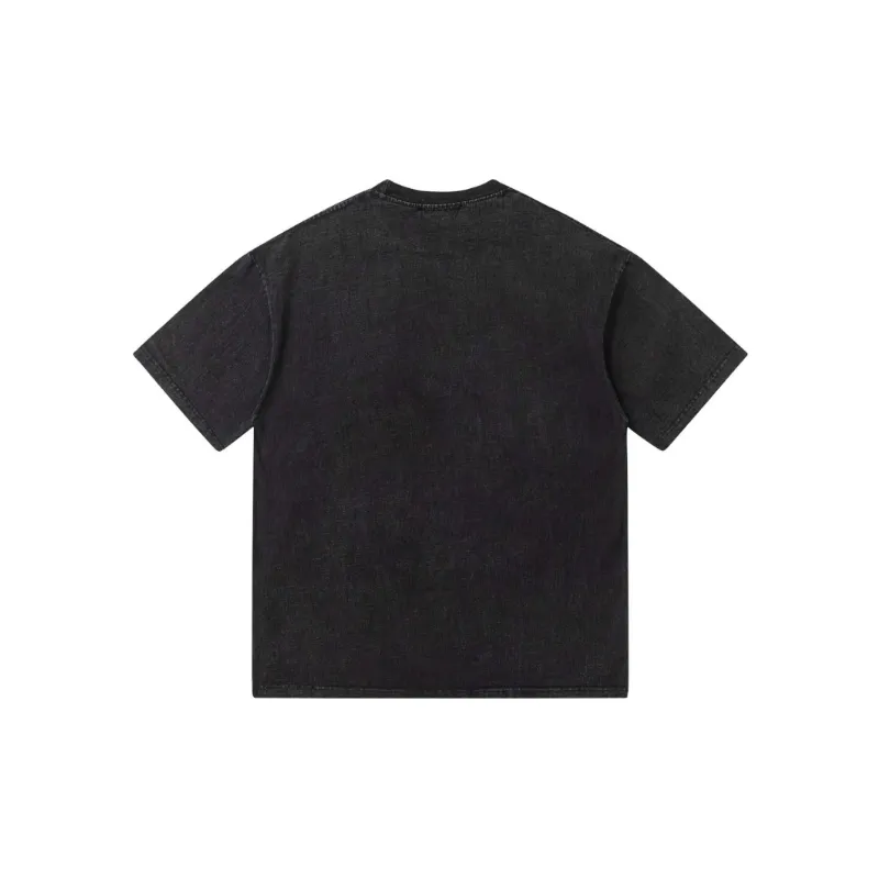 Street Washed 100% Cotton T Shirt-1