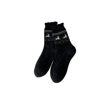 Fashionable Warm Wool Mid Calf Sock
