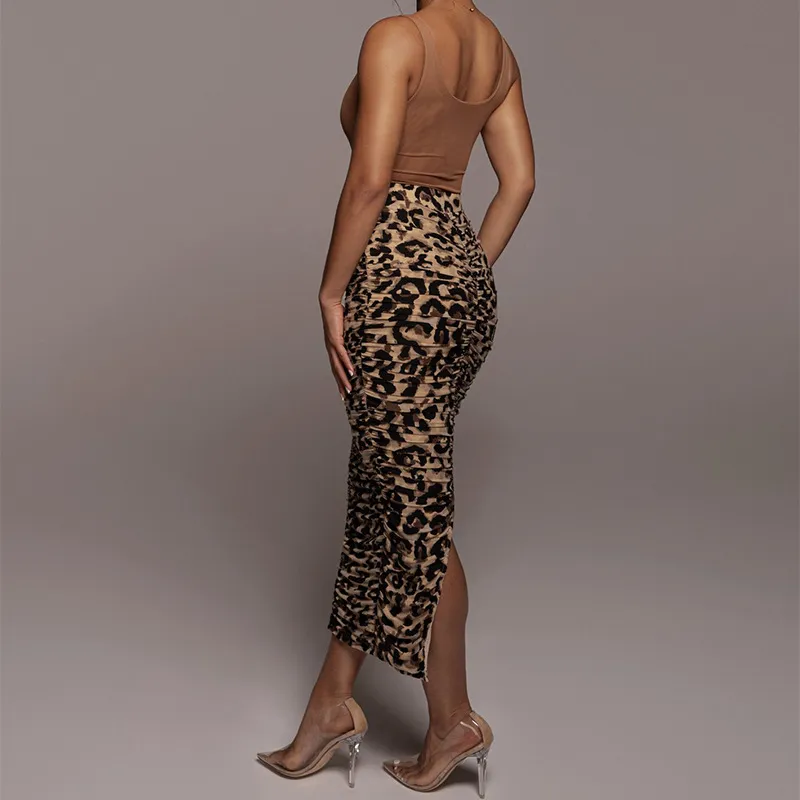 Sexy Fashionable Polyester Skirt Women-4