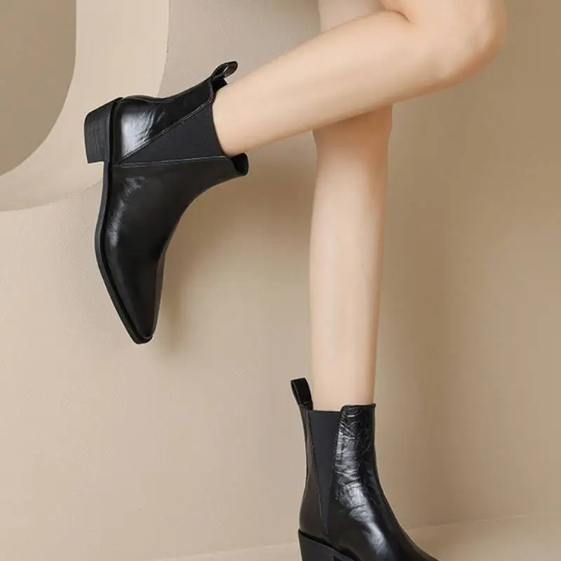 Fashionable Elegant Ankle Boots-7
