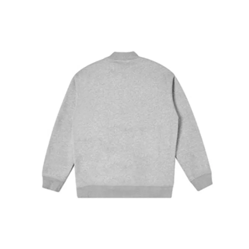 Printed High Neck Loose Crewneck Sweatshirt-4