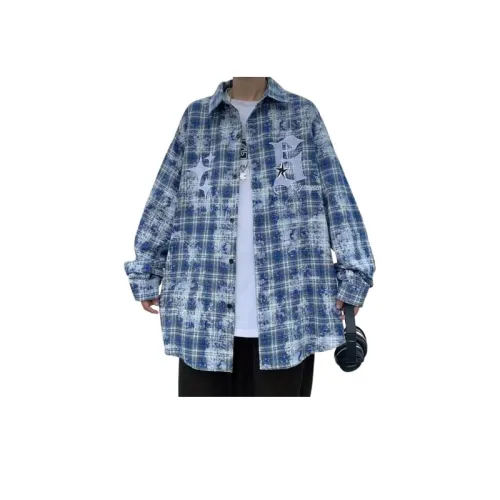 Retro Plaid Shirt - Trendy Hip-Hop Style Loose Choice