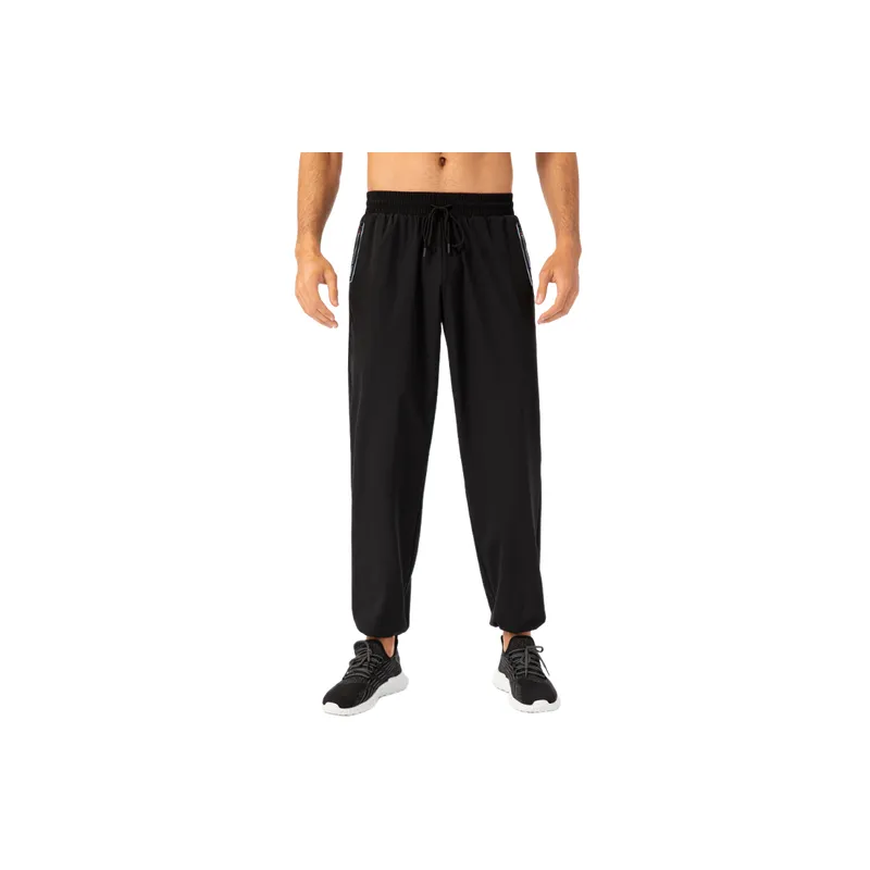 Fashionable Loose Nylon Sports Pants-4