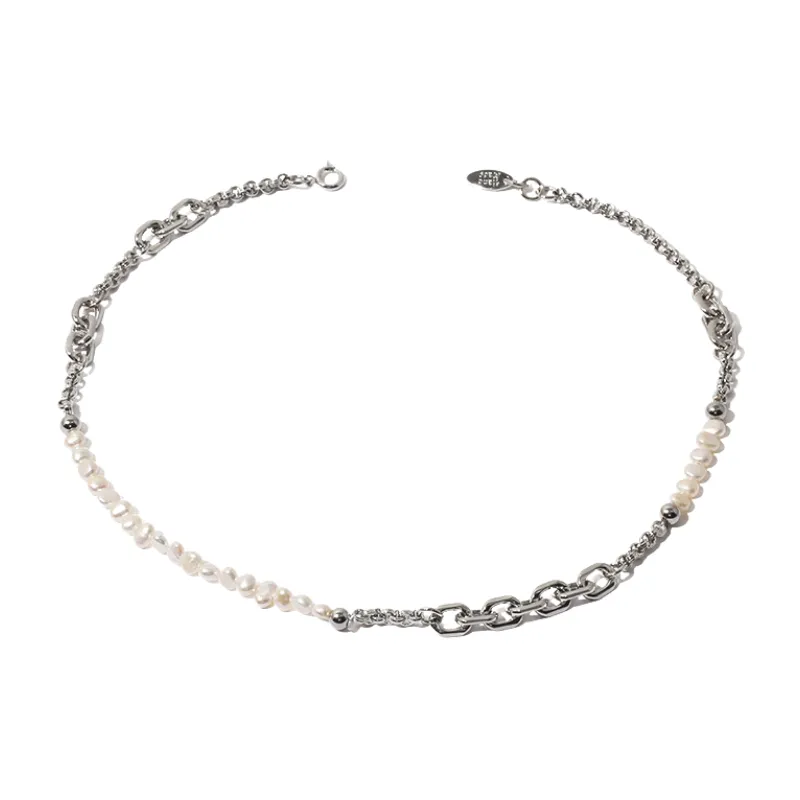 Trendy Baroque Pearl Necklace-0