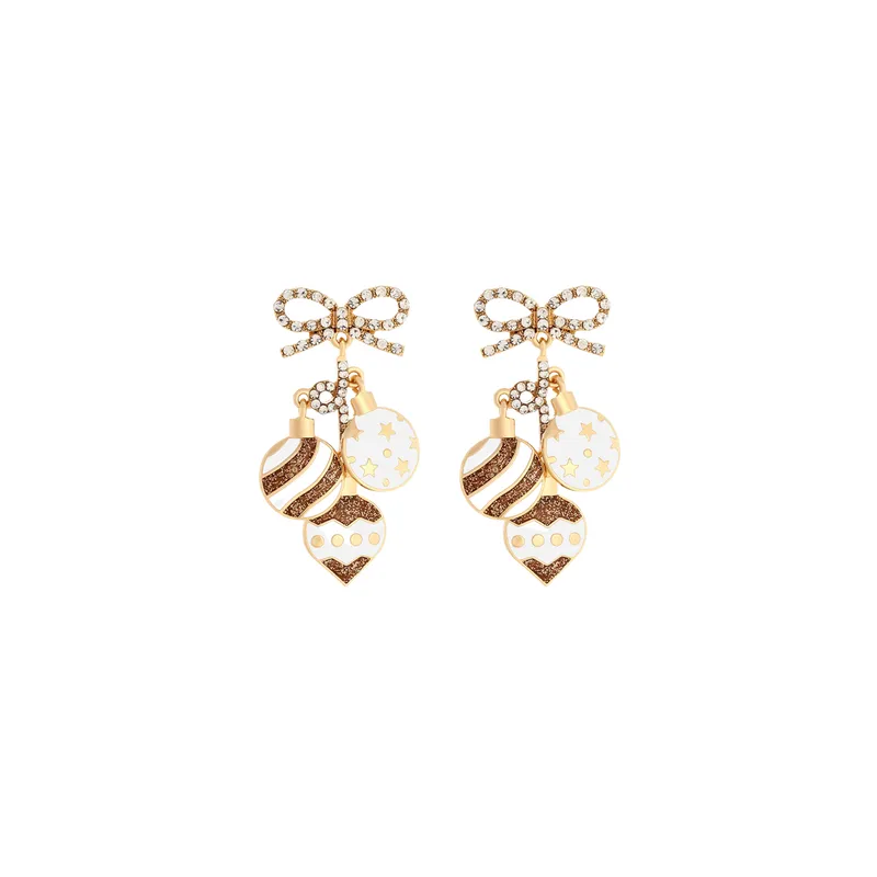 Fashionable Bow Earring-0