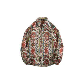 Retro Loose Cotton Blended Fabric Shirt