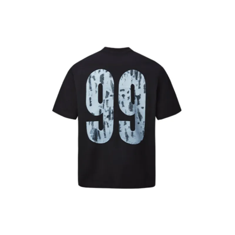 Street Loose Cotton Blended Fabric T Shirt-7