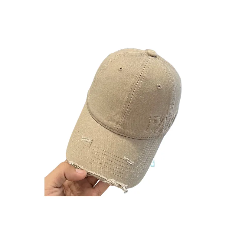 Washed Loose Peaked Cap-6