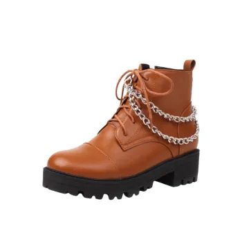 Street Zipper Ankle Boots
