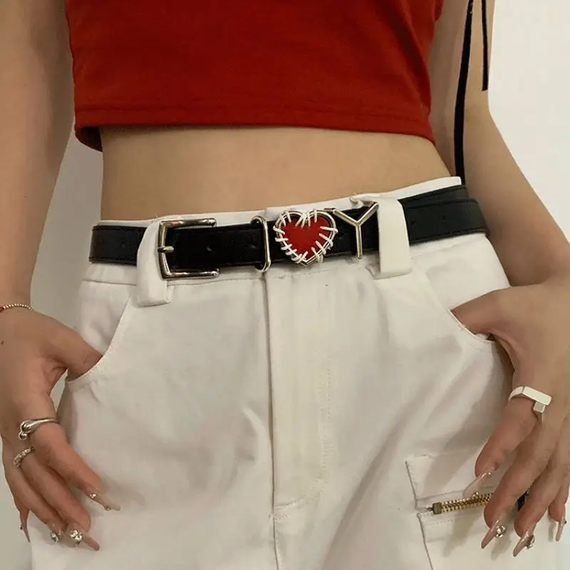 Metal Retro Leather Belt-1