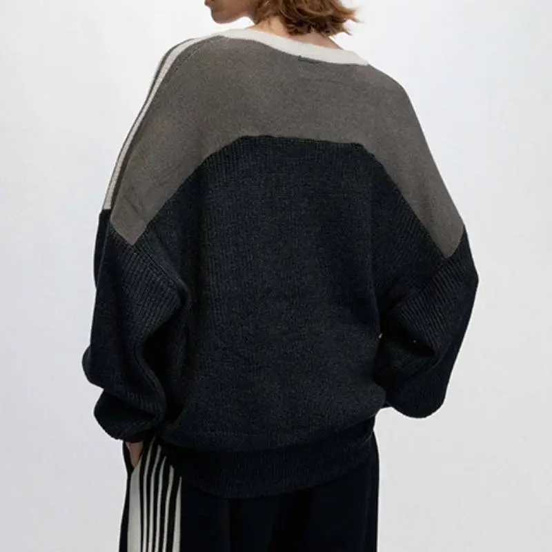 Loose Simple Sweatshirt-7