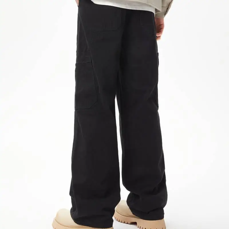 Retro Casual Cotton Cargo Pants-7
