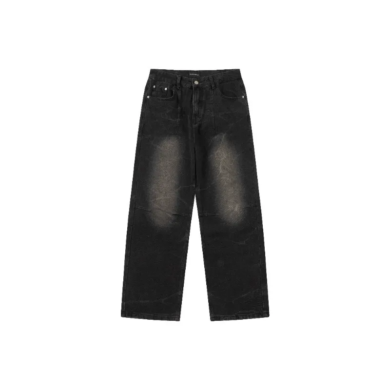 Retro Loose Jeans-0