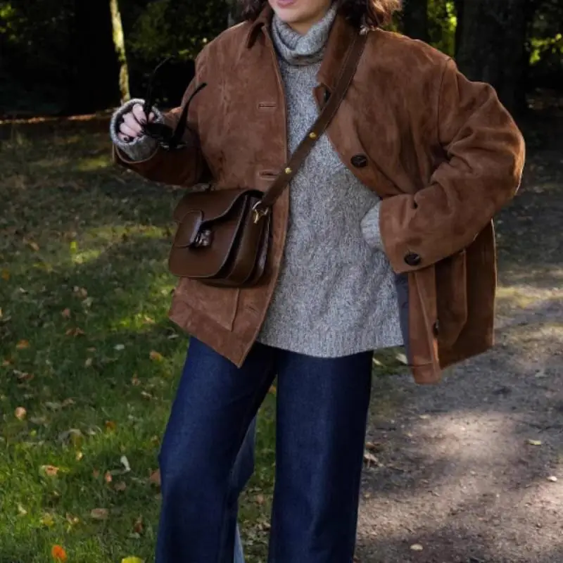 Fashionable Warming Long Sleeve Jacket Women-1