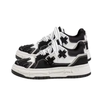 Niche Design Sense Dissolving All match Thick soled Casual Sneakers