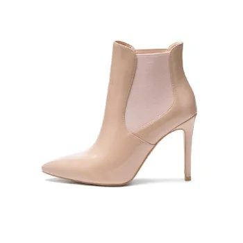 Fashionable Plain Ankle Boots