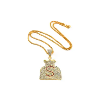 Hip Hop Dollar Symbol Necklace