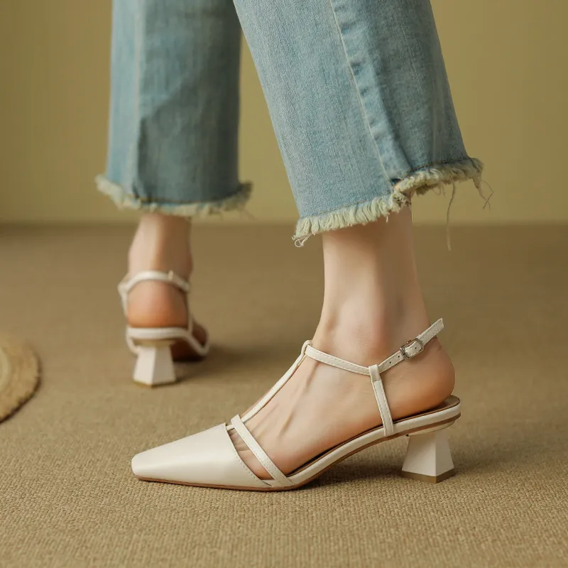 Basics Buckle High Heels-2