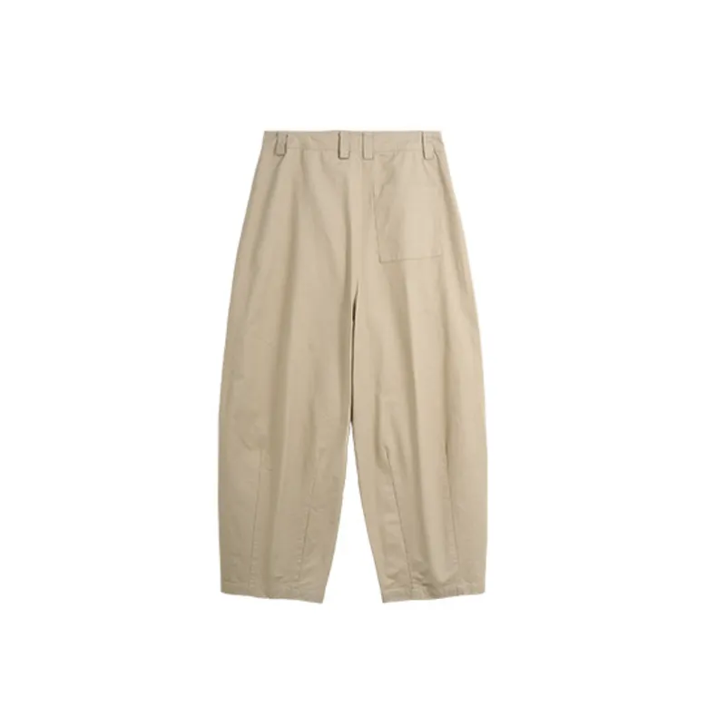 Basics Simple Cotton Cargo Pants-4