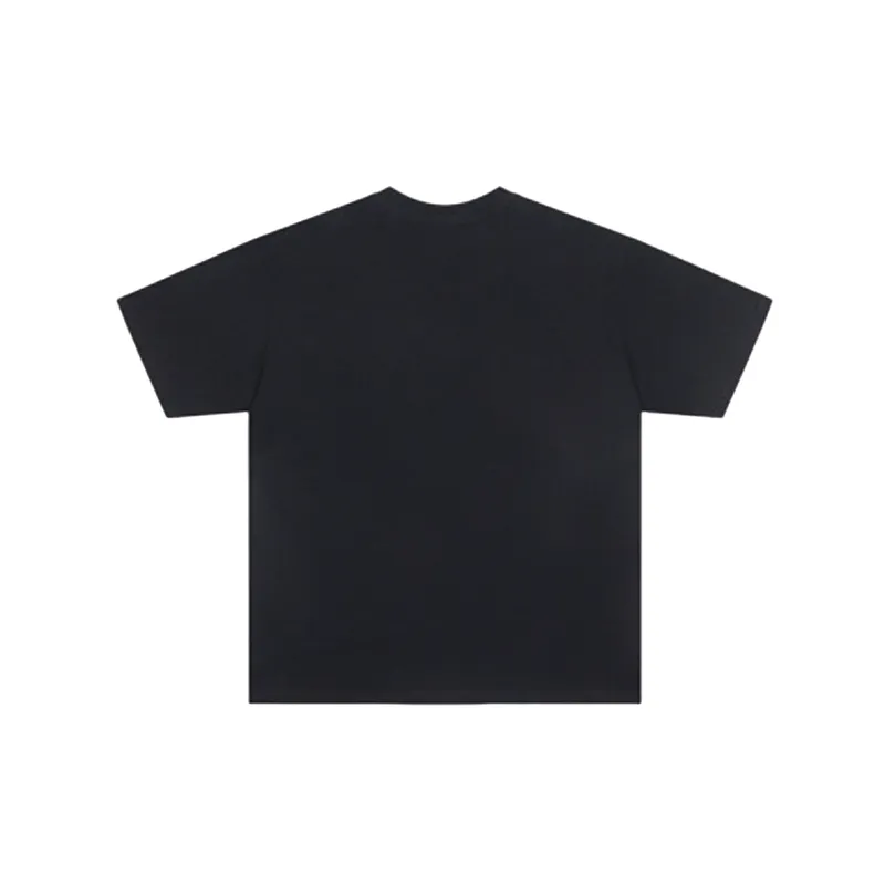 Retro Loose Versatile Phantom Print T Shirt-1