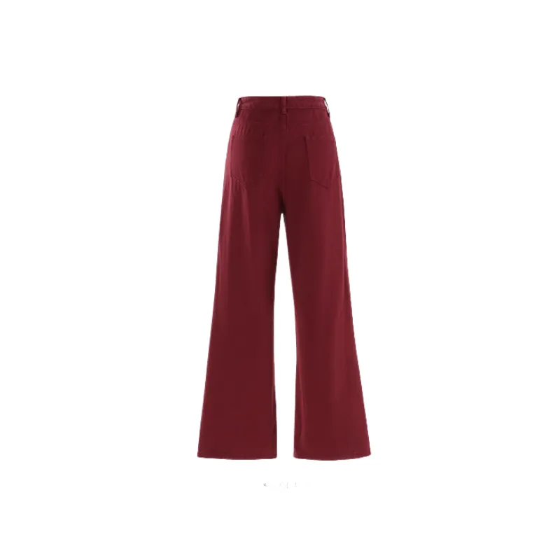 Casual Washed Jeans Women-5